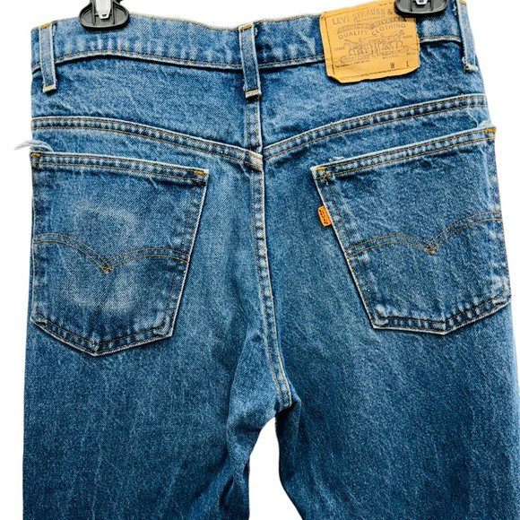 Levi's 20517 Orange Tab Straight Leg Men's Jeans Denim Blue - Size 33 x 36 - Picture 5 of 8